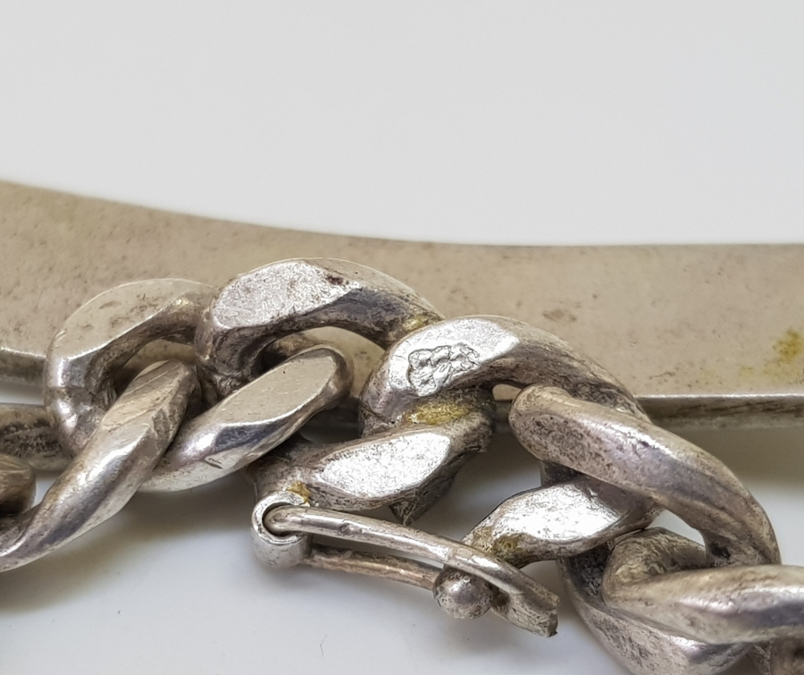 GÜMÜŞ ERKEK BİLEKLİĞİ - KÜNYE