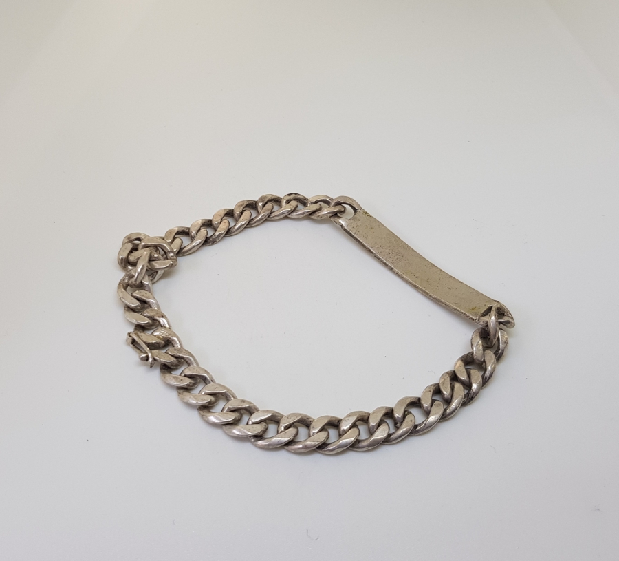 GÜMÜŞ ERKEK BİLEKLİĞİ - KÜNYE