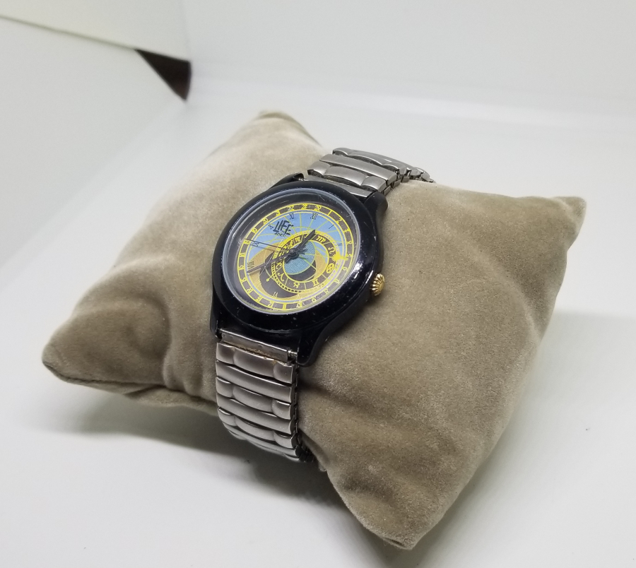 RENKLİ KADRAN OTOMATİK ANTİKA KOL SAATİ