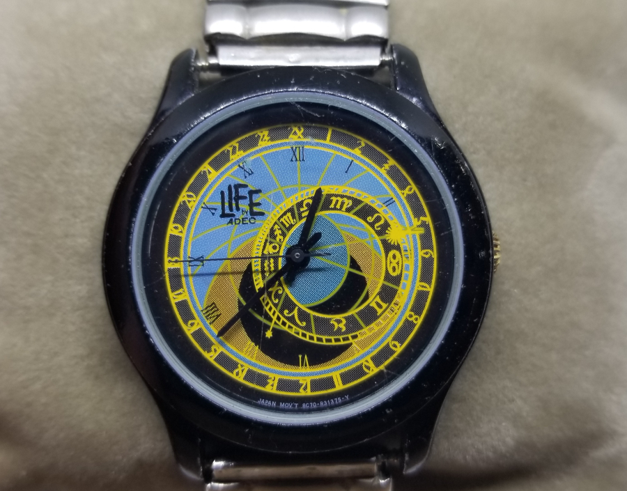 RENKLİ KADRAN OTOMATİK ANTİKA KOL SAATİ