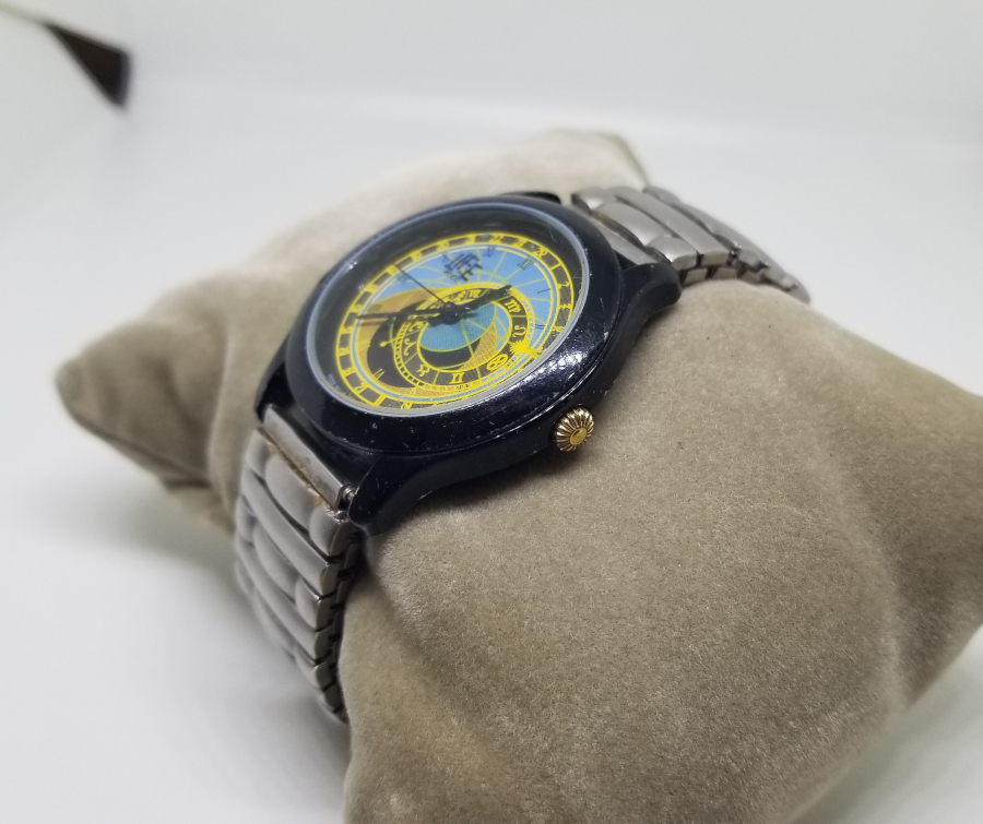 RENKLİ KADRAN OTOMATİK ANTİKA KOL SAATİ