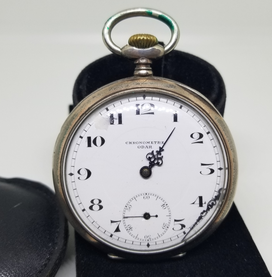 GÜMÜŞ KASA ANTİKA CEP SAATİ