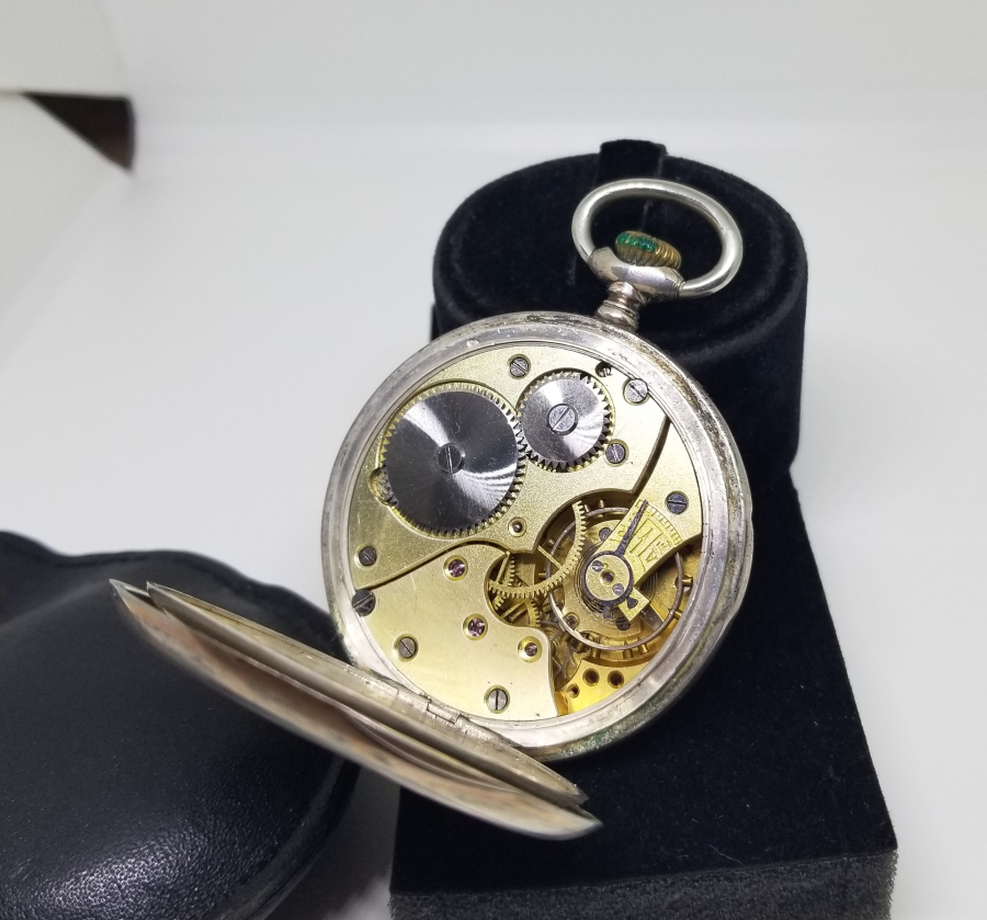 GÜMÜŞ KASA ANTİKA CEP SAATİ