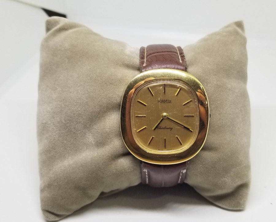 ROAMER MARKA ALTIN KAPLAMA OTOMATİK KOL SAATİ