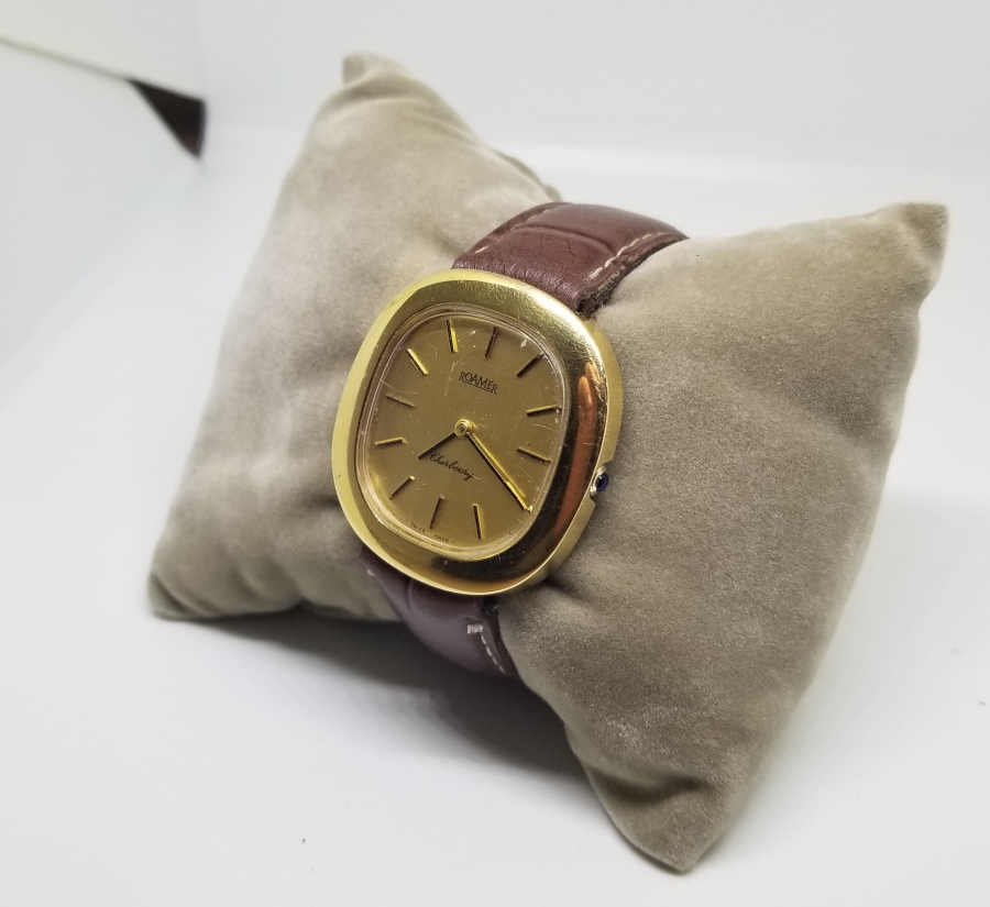 ROAMER MARKA ALTIN KAPLAMA OTOMATİK KOL SAATİ