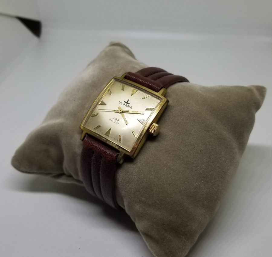 DUGENA MARKA ALTIN KAPLAMA KOL SAATİ