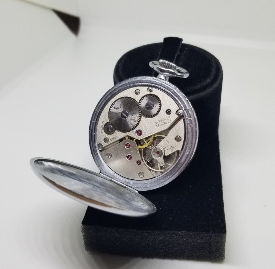 ANTİKA TRAMVAYCI CEP SAATİ