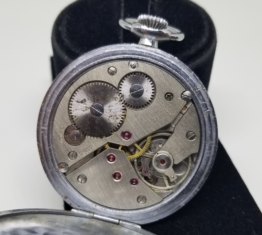 ANTİKA TRAMVAYCI CEP SAATİ