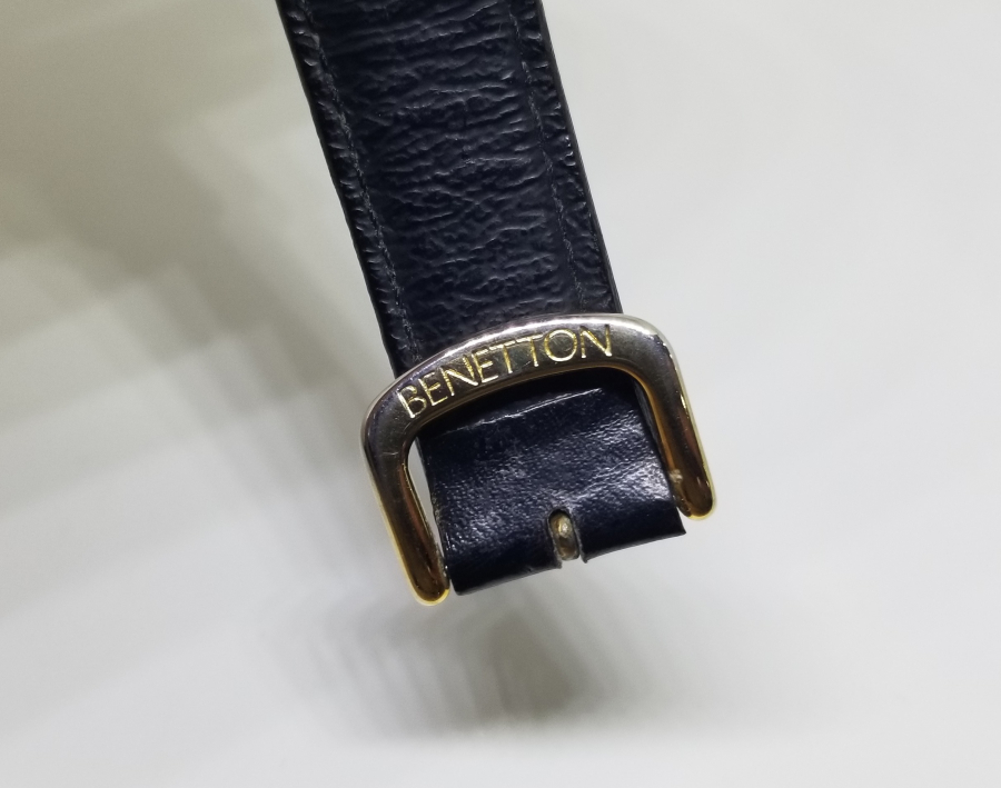 ALTIN KAPLAMA BENETTON KOL SAATİ