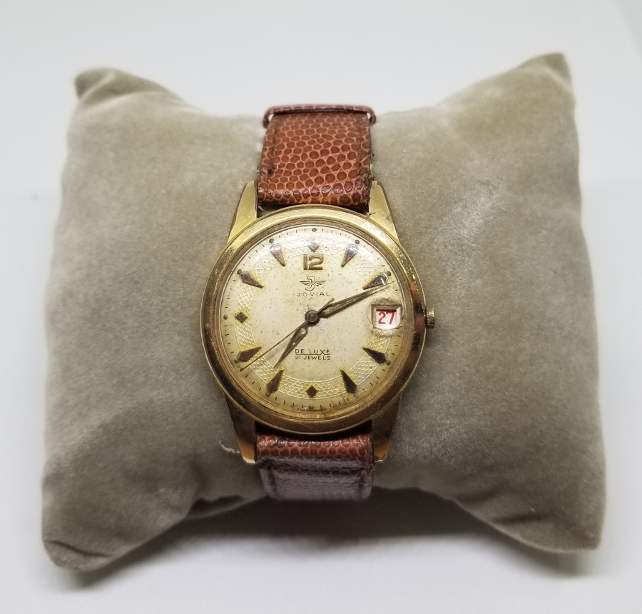 JOVIAL MARKA ALTIN KAPLAMA KURMALI KOL SAATİ