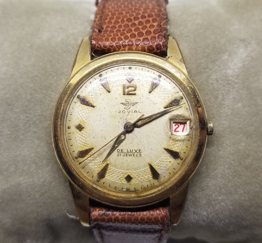 JOVIAL MARKA ALTIN KAPLAMA KURMALI KOL SAATİ