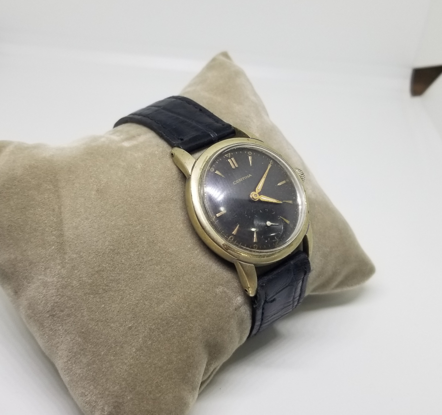 CERTINA MARKA SİYAH KADRAN FOSFORLU OTOMATİK KOL SAATİ