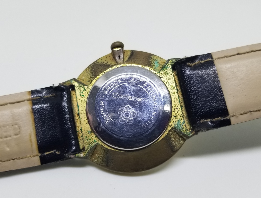 CORTEBERT MARKA ALTIN KAPLAMA ANTİKA KOL SAATİ