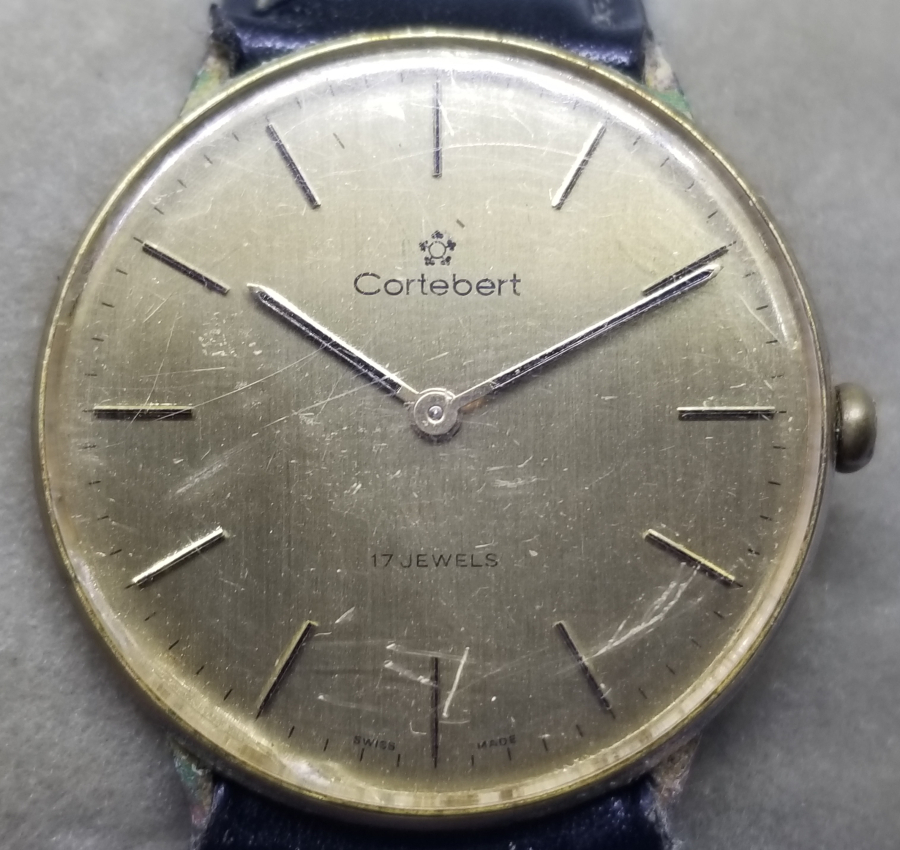 CORTEBERT MARKA ALTIN KAPLAMA ANTİKA KOL SAATİ