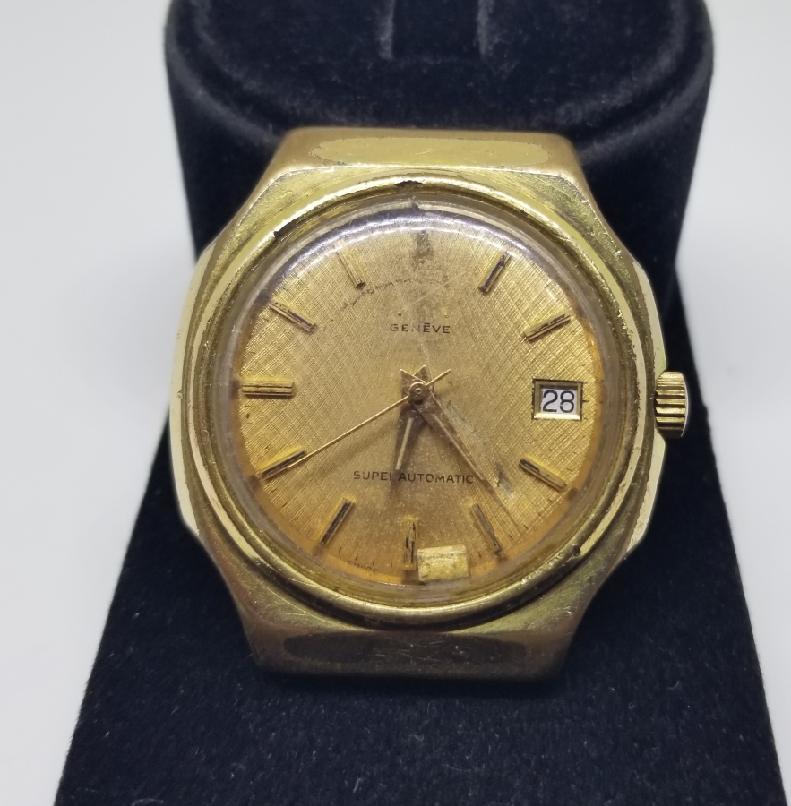 ALTIN KAPLAMA OTOMATİK KOL SAATİ