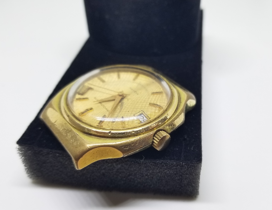 ALTIN KAPLAMA OTOMATİK KOL SAATİ