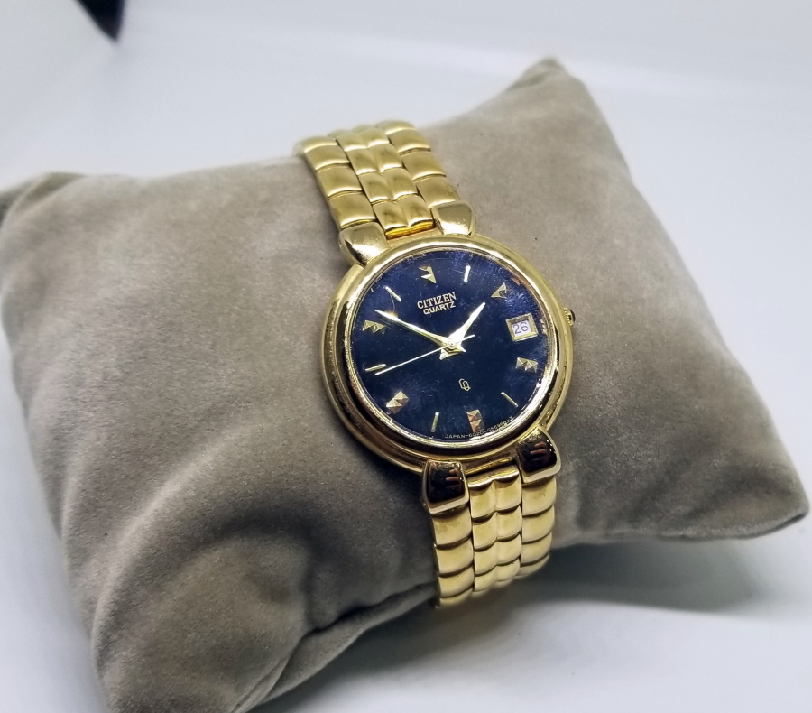 CITIZEN MARKA ALTIN KAPLAMA KOL SAATİ