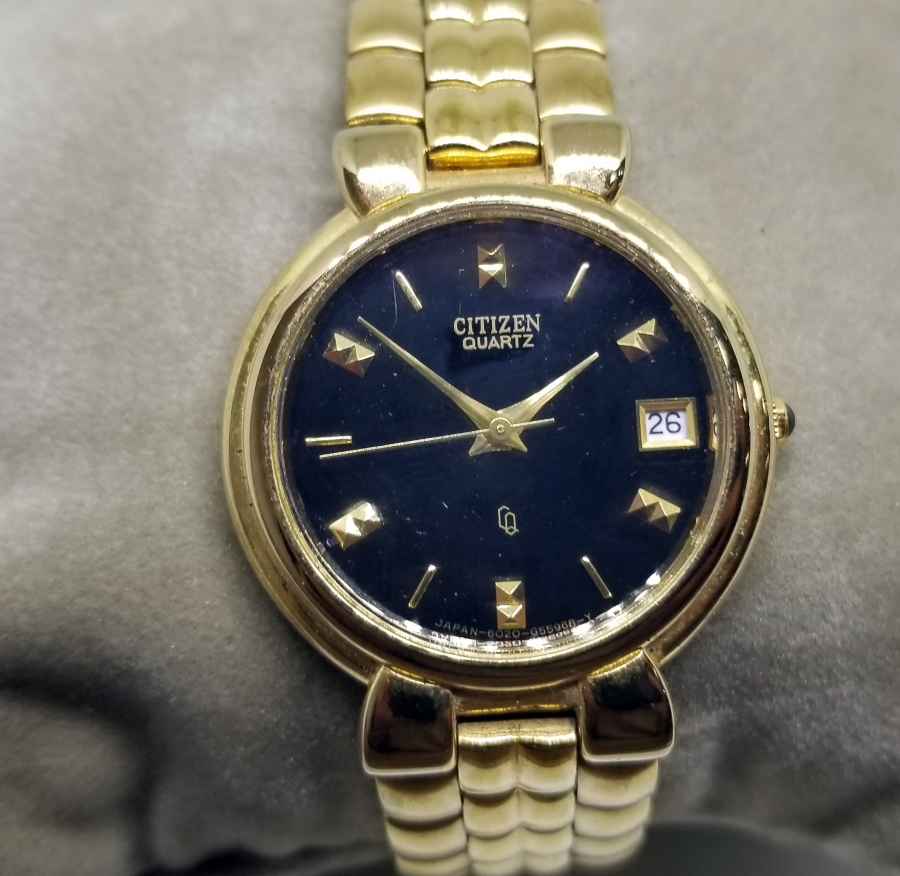 CITIZEN MARKA ALTIN KAPLAMA KOL SAATİ