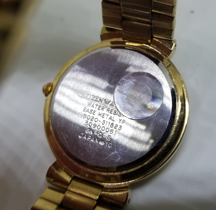 CITIZEN MARKA ALTIN KAPLAMA KOL SAATİ