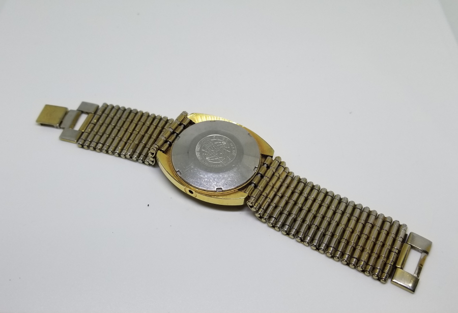 HISLON MARKA ALTIN KAPLAMA TAKVİMLİ OTOMATİK KOL SAATİ