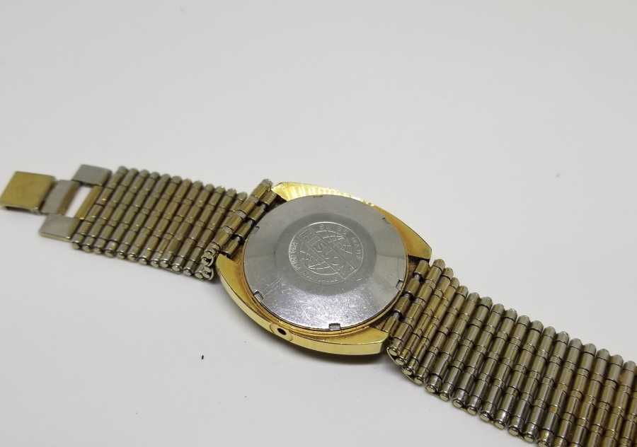 HISLON MARKA ALTIN KAPLAMA TAKVİMLİ OTOMATİK KOL SAATİ