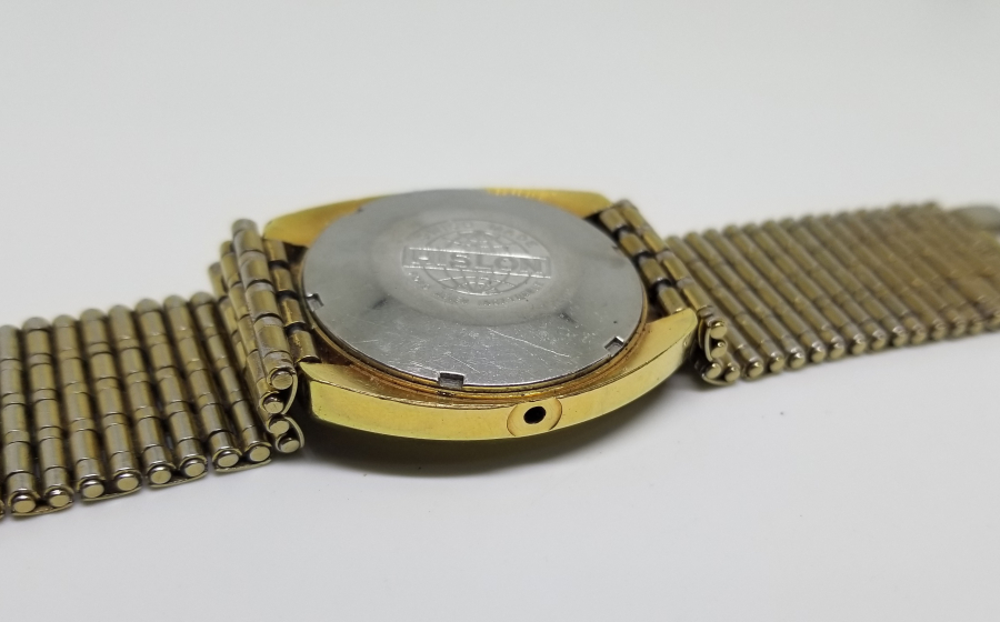 HISLON MARKA ALTIN KAPLAMA TAKVİMLİ OTOMATİK KOL SAATİ