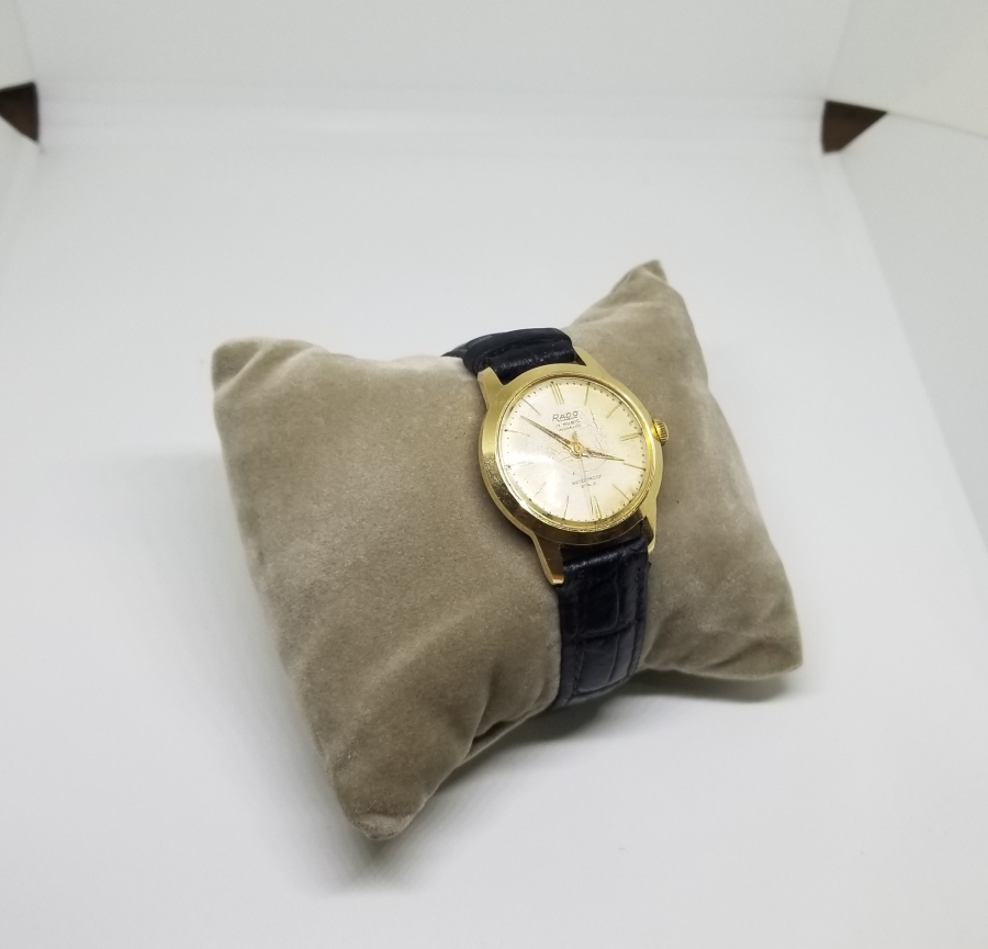 ALTIN KAPLAMA ANTİKA RADO KOL SAATİ