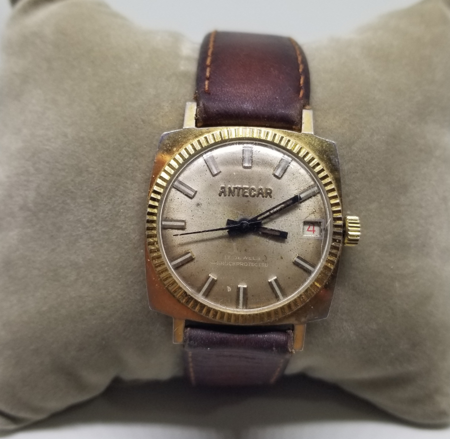 ANTECAR MARKA OTOMATİK ALTIN KAPLAMA KOL SAATİ