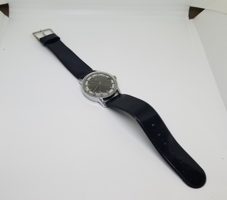 MONDIA MARKA KURMALI TAKVİMLİ ANTİKA KOL SAATİ