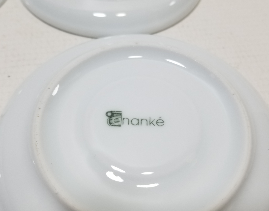 ÜZERLERİ AY YILDIZ FİGÜRLÜ ÇAY TABAĞI ALTI