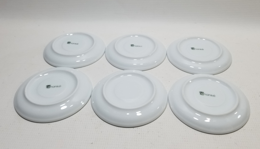 ÜZERLERİ AY YILDIZ FİGÜRLÜ ÇAY TABAĞI ALTI