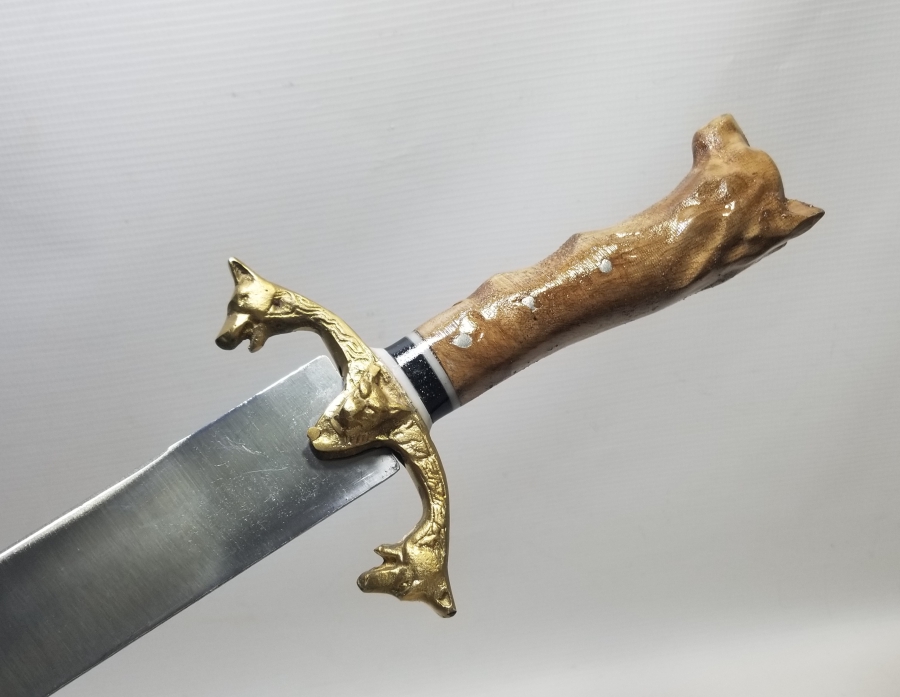 KURT BAŞLI ÖZEL YAPIM DEKORATİF KILIÇ