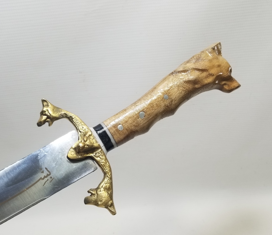 KURT BAŞLI ÖZEL YAPIM DEKORATİF KILIÇ