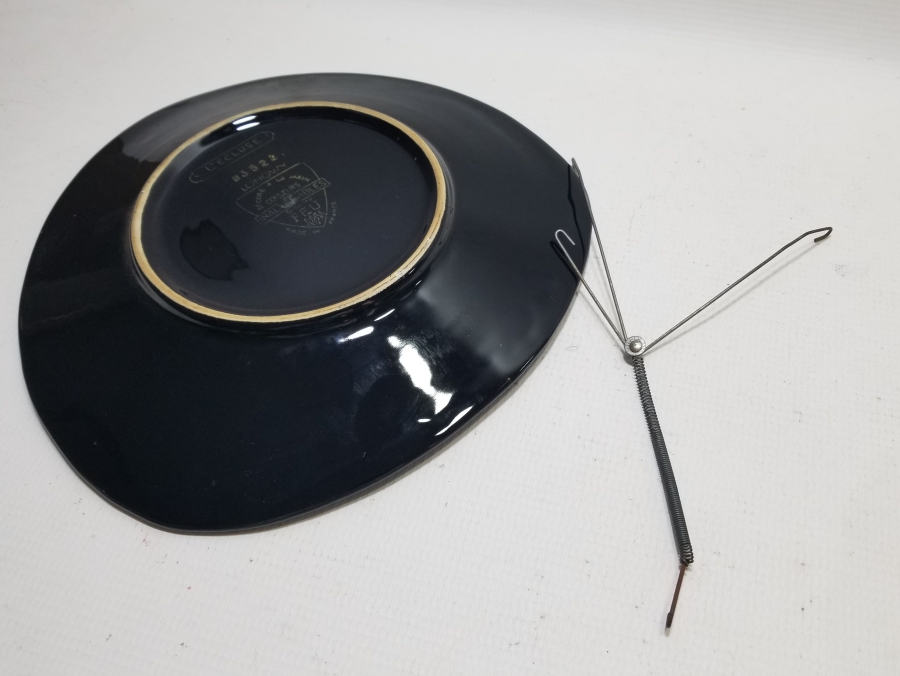 ANTİKA FRANSIZ ALTIN VARAKLI PORSELEN DUVAR TABAĞI