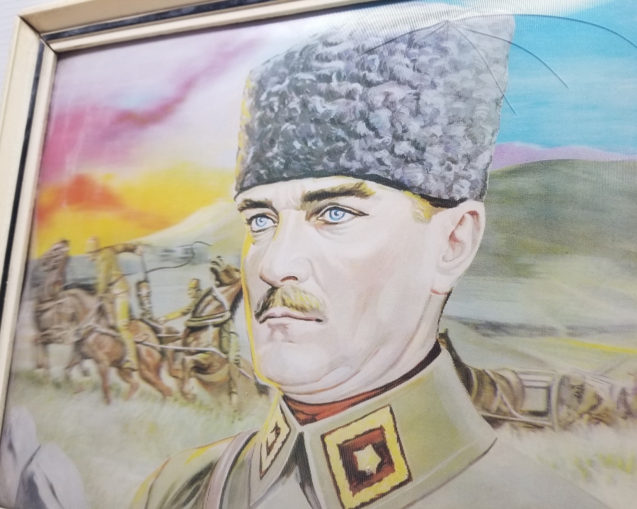 CUMHURİYETİMİZİN 50. YILI HATIRASI ATATÜRK POSTERİ