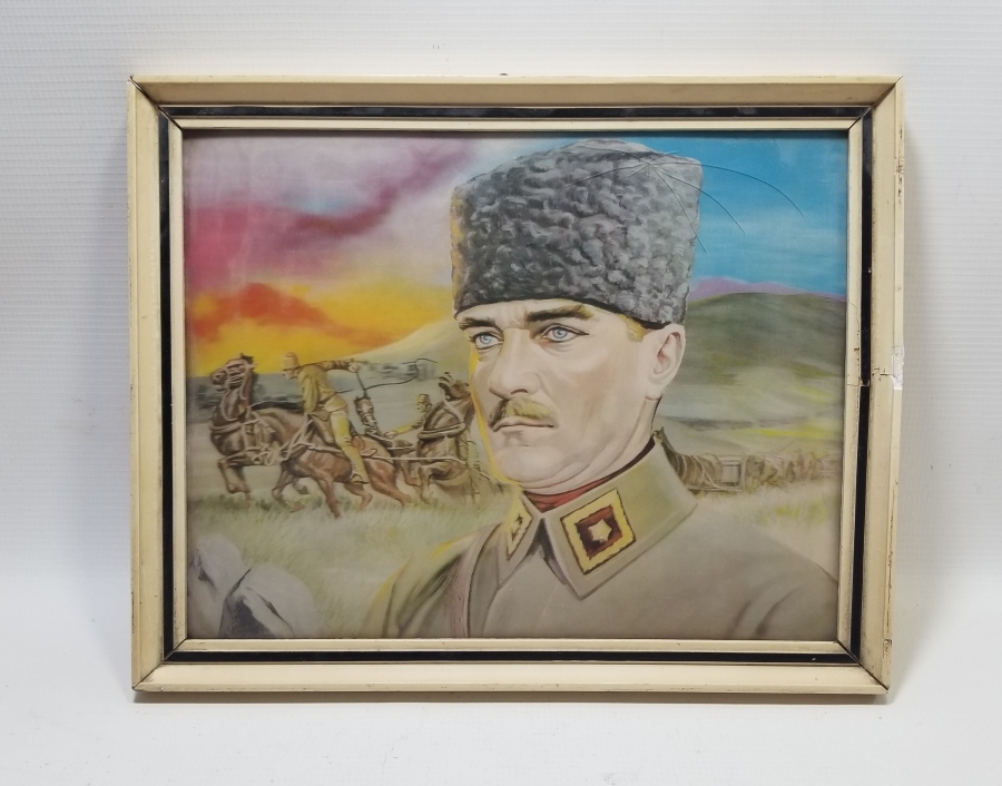 CUMHURİYETİMİZİN 50. YILI HATIRASI ATATÜRK POSTERİ