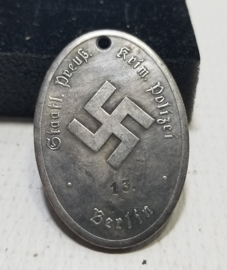 ÜZERİ GAMALI HAÇLI NAZİ HATIRA GÜMÜŞ MADALYON