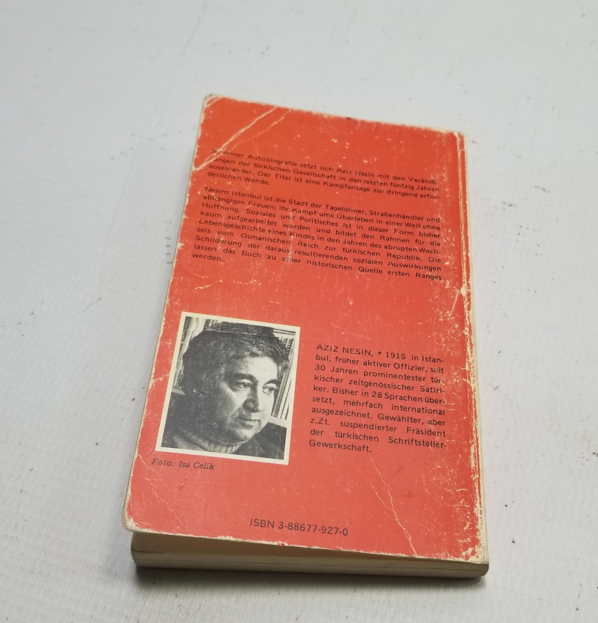 AZİZ NESİN İMZALI ALMANCA KİTAP