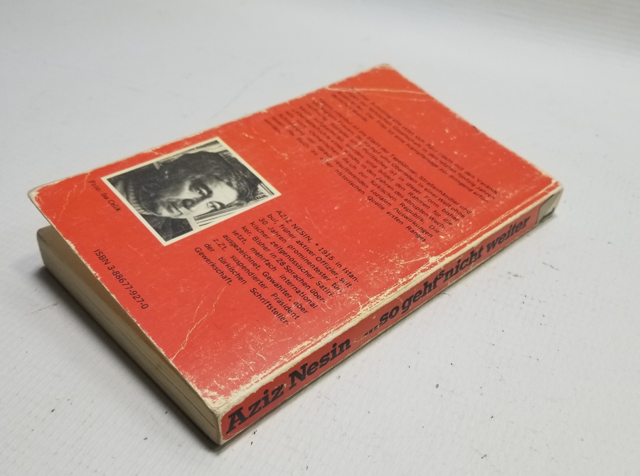 AZİZ NESİN İMZALI ALMANCA KİTAP
