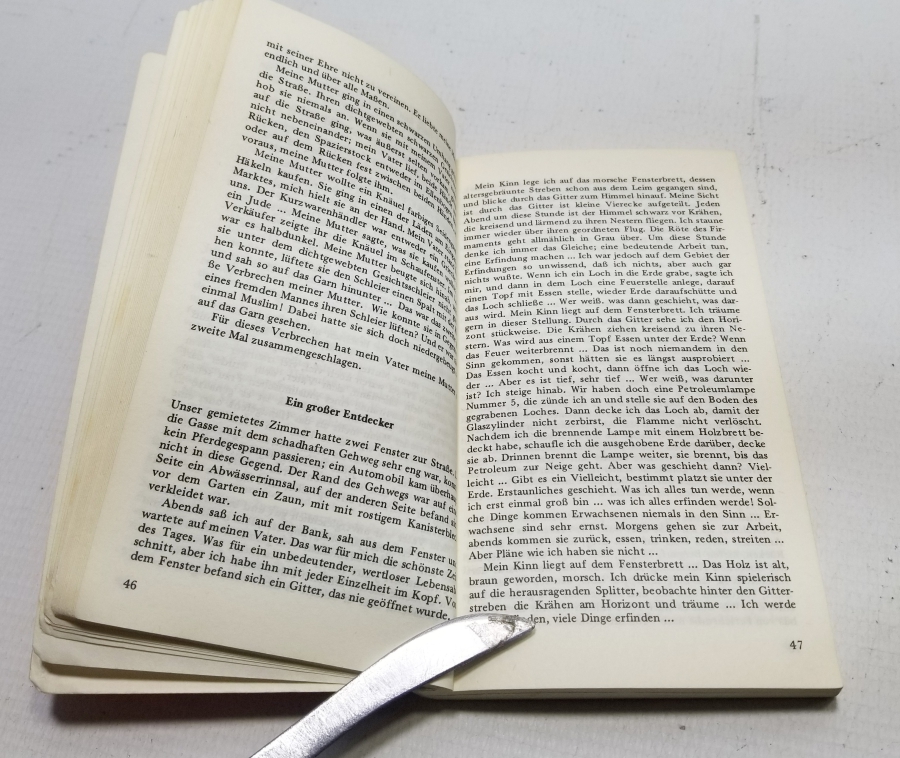 AZİZ NESİN İMZALI ALMANCA KİTAP