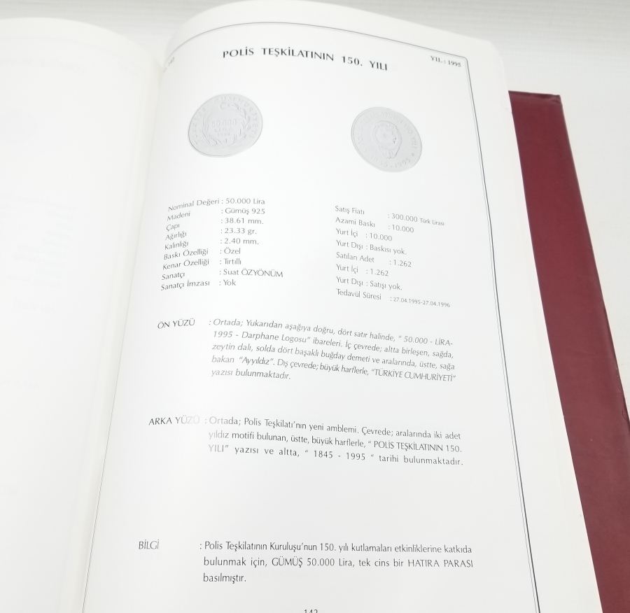 CEM MAHRUKİ İMZALI VE İTHAFLI CUMHURİYET DÖNEMİ HATIRA PARALARI KONULU PRESTİJ KİTAP