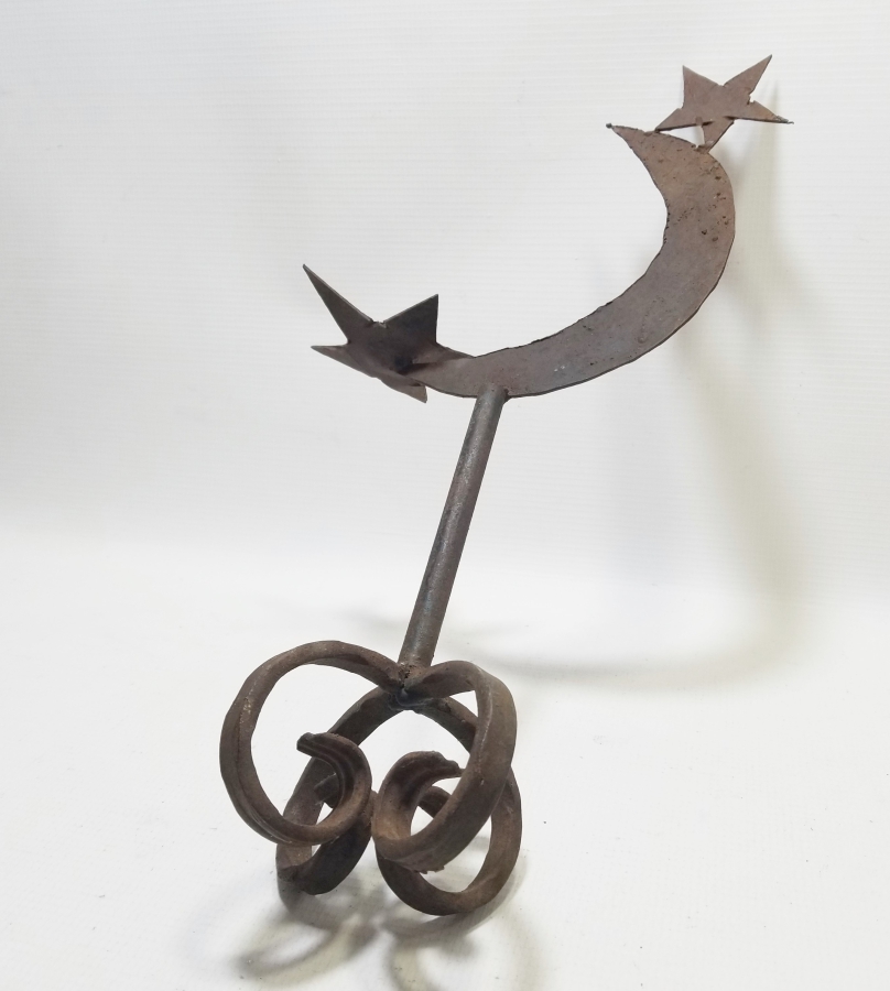 AY YILDIZ FORMLU FERFORJE DEKORATİF MUMLUK