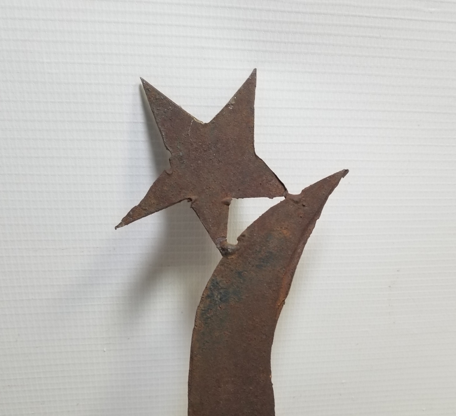 AY YILDIZ FORMLU FERFORJE DEKORATİF MUMLUK