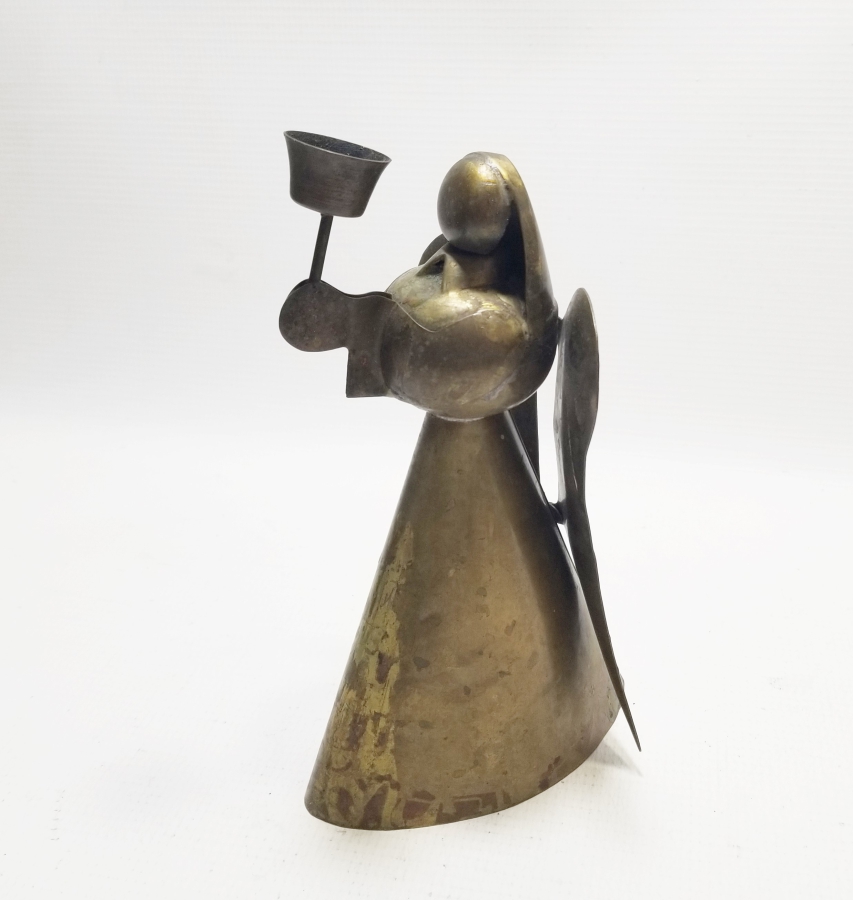 MERYEM ANA FORMUNDA YAPILMIŞ ANTİKA MUMLUK