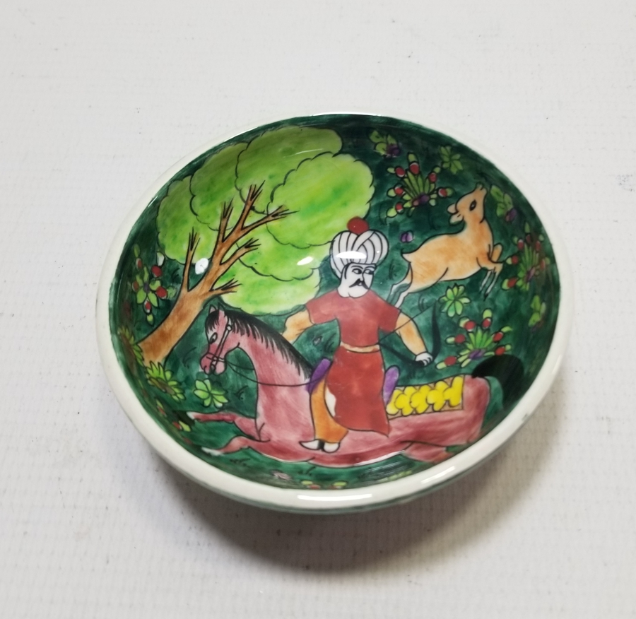 EL BOYAMA KÜTAHYA ÇİNİ ÇORBA KASESİ