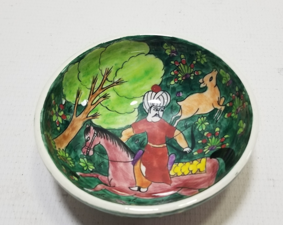 EL BOYAMA KÜTAHYA ÇİNİ ÇORBA KASESİ