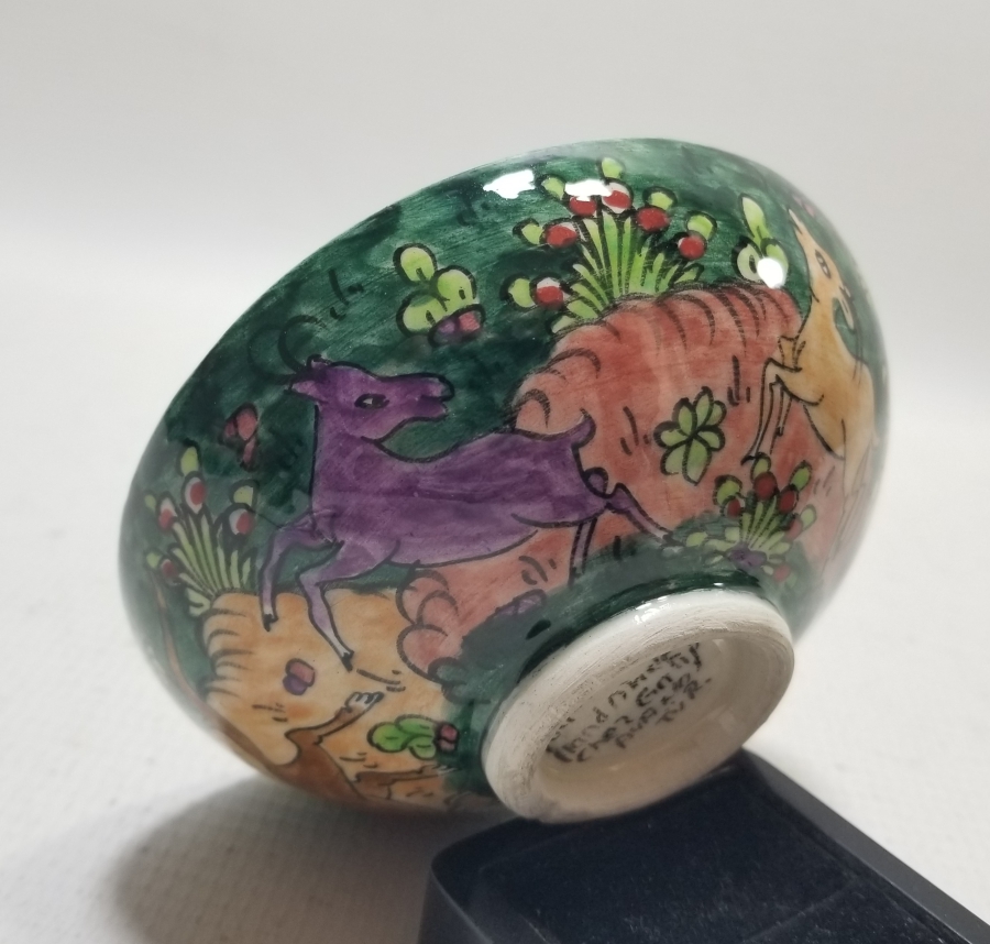 EL BOYAMA KÜTAHYA ÇİNİ ÇORBA KASESİ