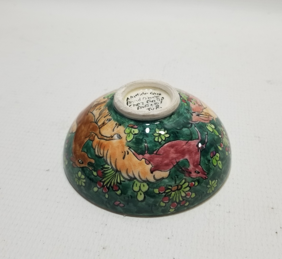 EL BOYAMA KÜTAHYA ÇİNİ ÇORBA KASESİ