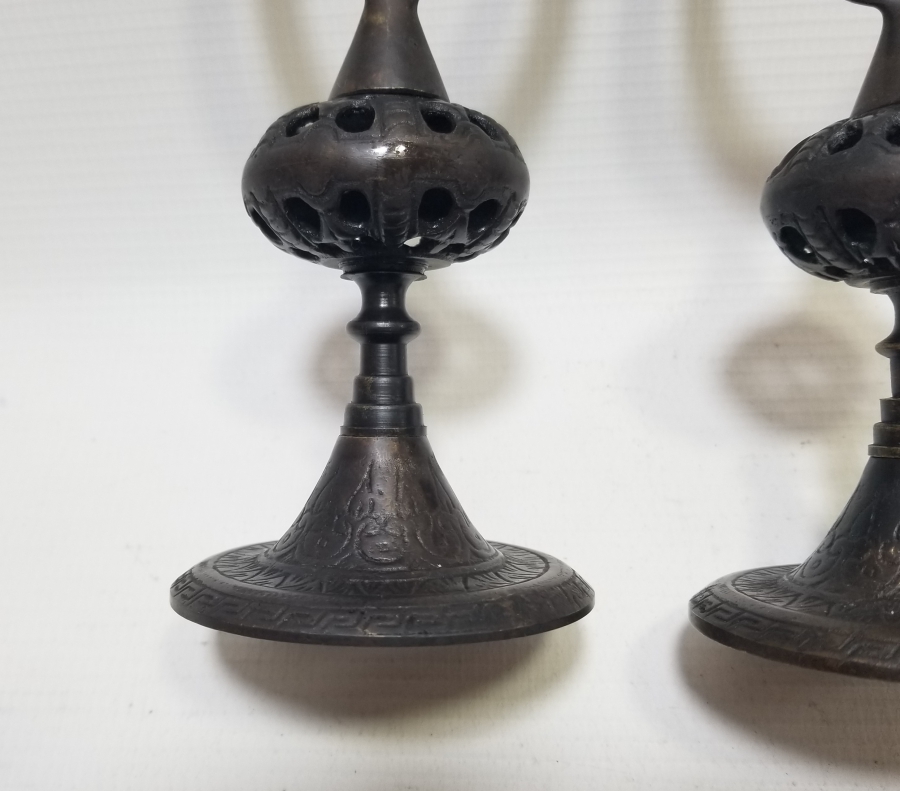 KABARTMA İŞÇİLİKLİ ANTEP YAPIMI ÇİFT ALEM FORMLU DEKORATİF OBJE