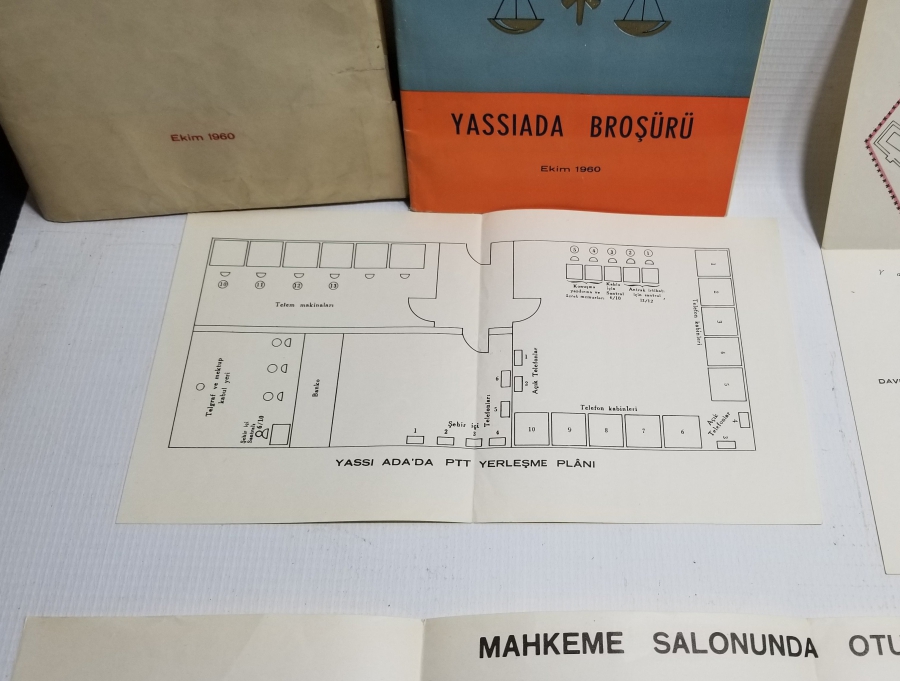 ADNAN MENDERES İÇİN HAZIRLANMIŞ NADİR YASSI ADA BROŞÜRÜ